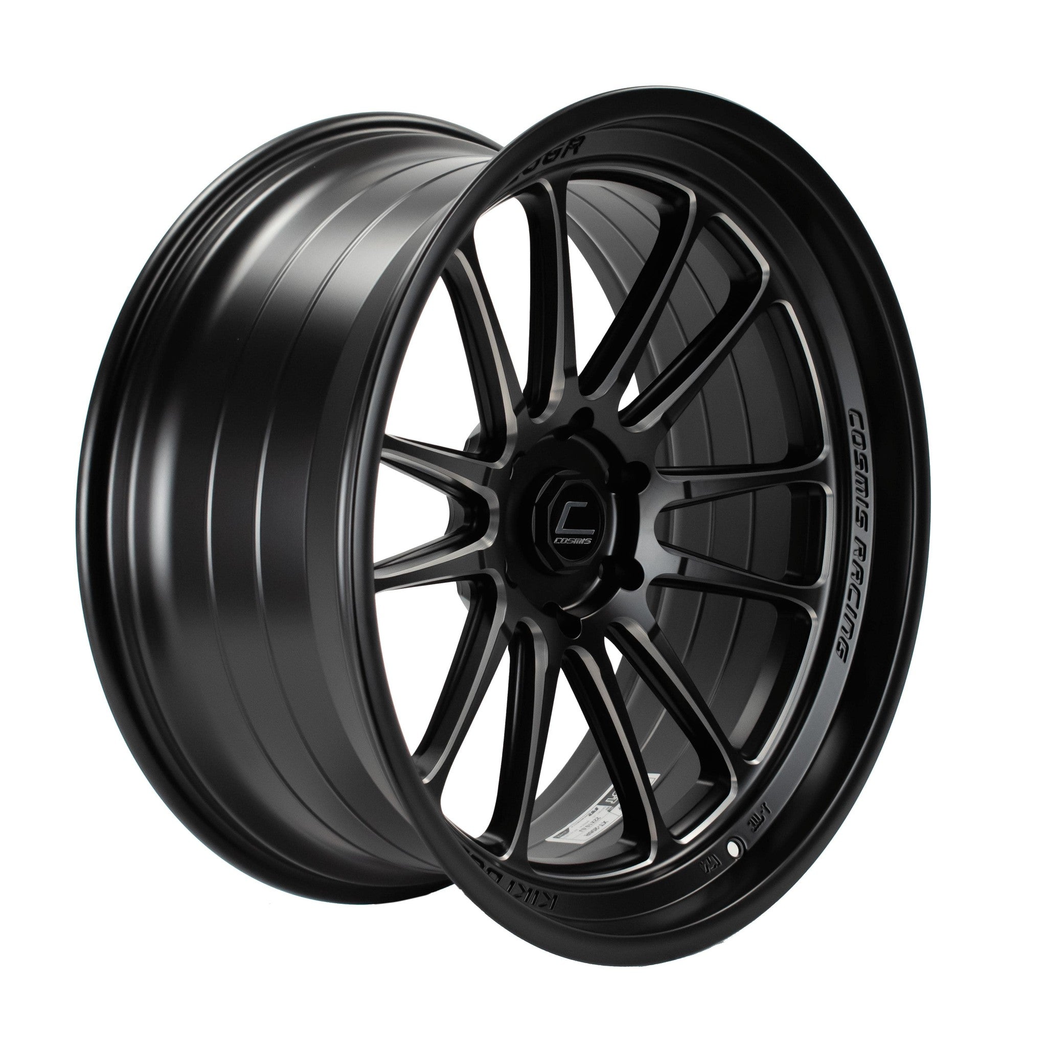 Cosmis XT-206R MATTE Black with Machining Wheel 22x10 +0 6×139.7