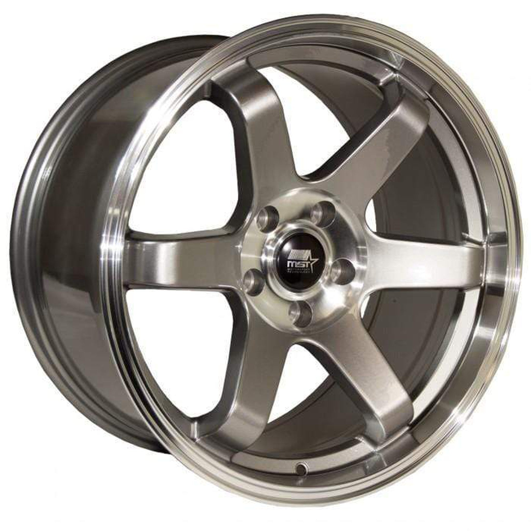 MST MT01 Wheel 18x9.5 35mm 5x114.3 73.1 Gunmetal with Machined Lip | 0