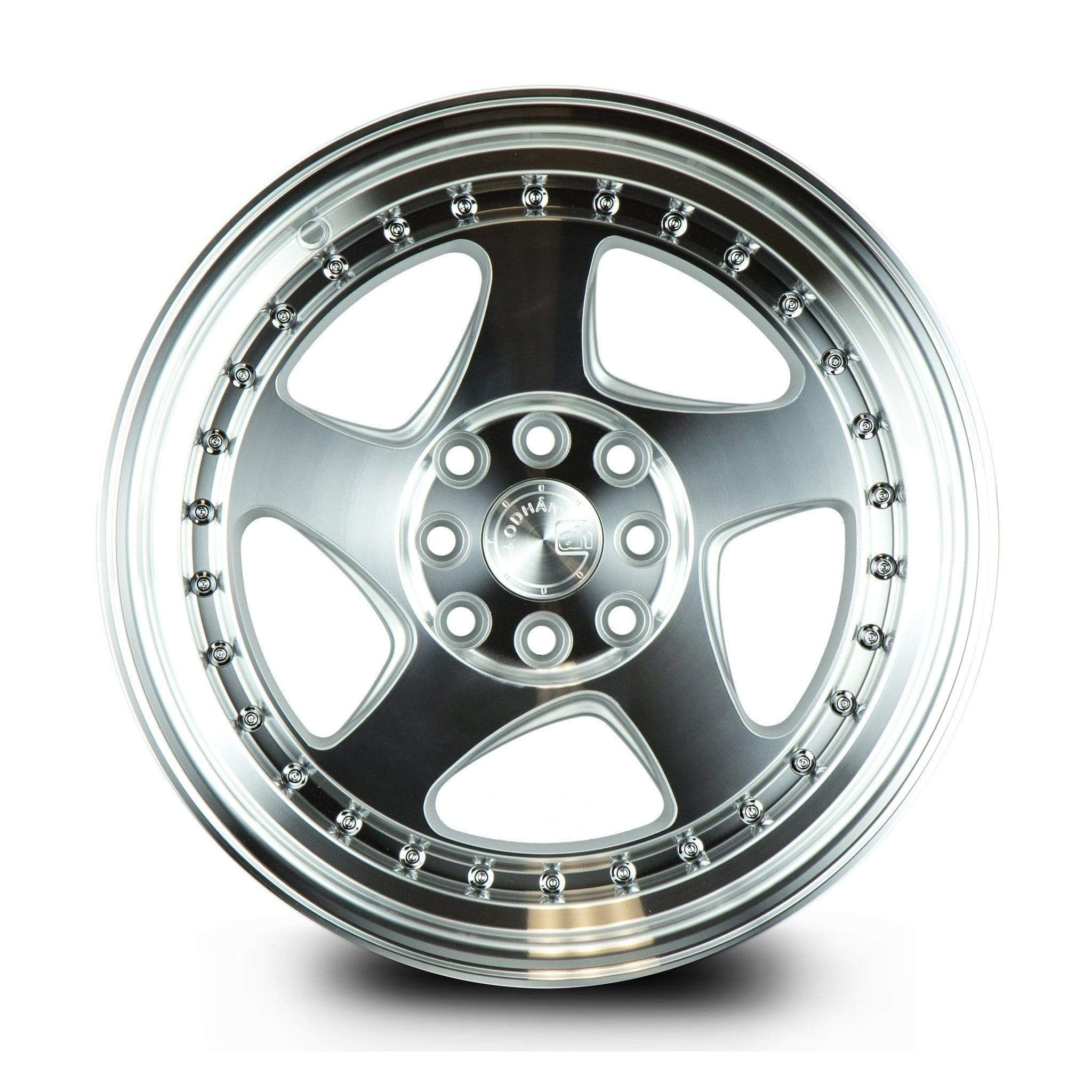 AodHan AH01 Wheel Silver Machined Face And Lip 15x8 4x100/114.3 73.1 B