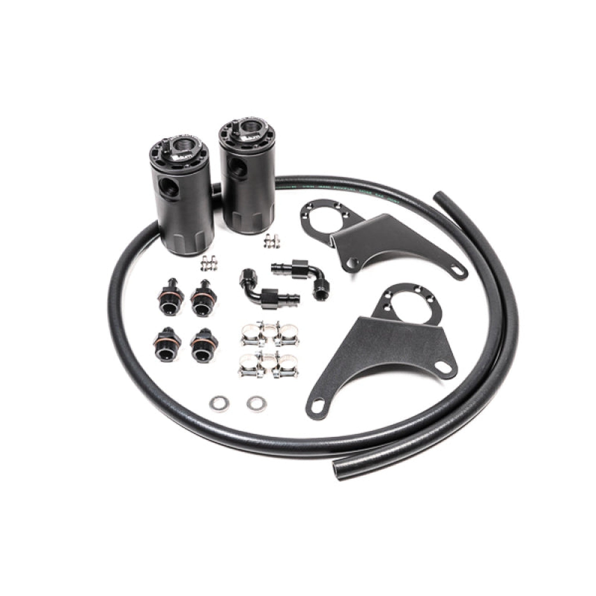 Radium 2003 2006 Mitsubishi Evo 8 And 9 Fluid Lock Dual Catch Can Kit