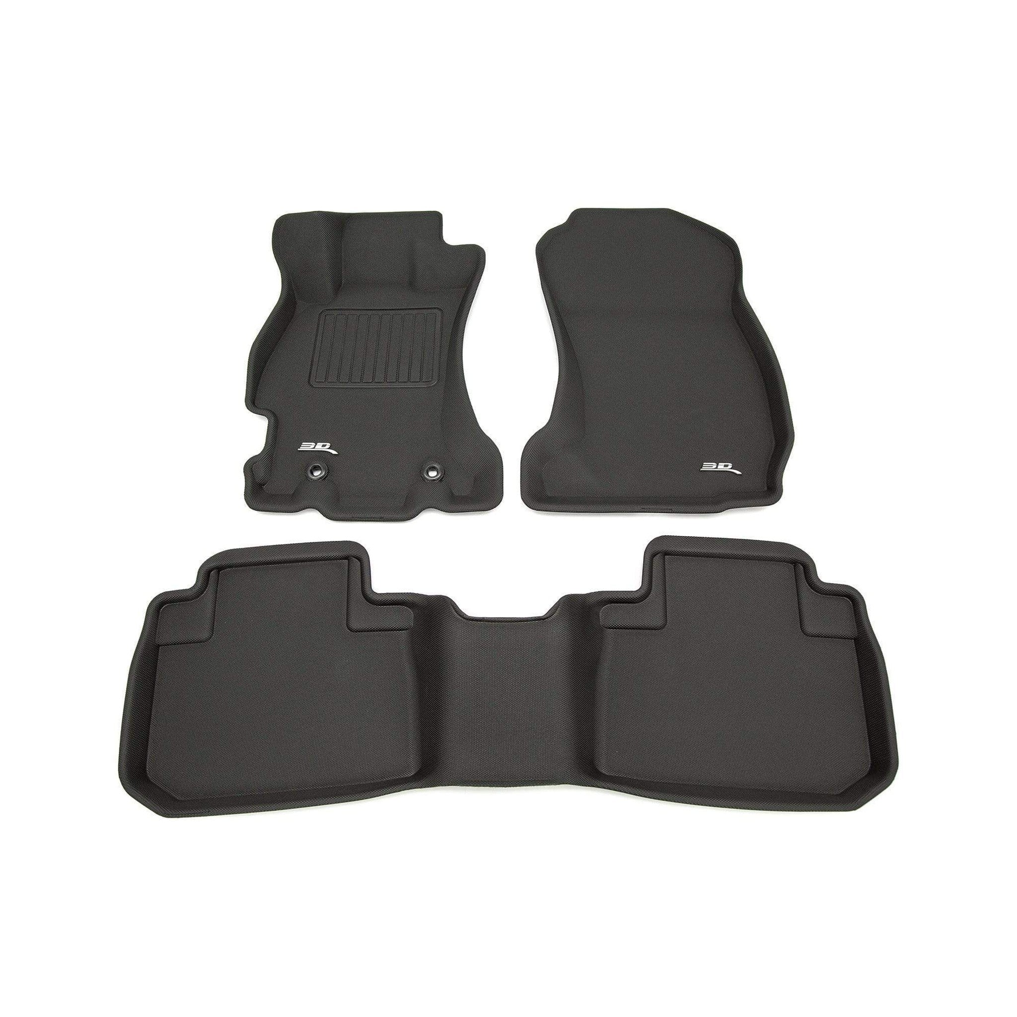 3D Maxpider Heavy Duty All Weather Front and Rear Floor Mats Subaru Forester 2014-2018 | L1SB00901509