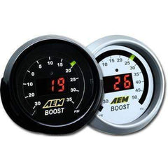 AEM 52mm Boost Gauge Digital Displays -30 to 35 psi WRX & STi / Universal | 30-4406