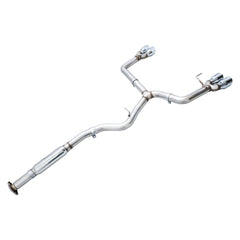 AWE Track Edition Cat Back Exhaust Chrome Silver Quad Tips Subaru WRX 2022-2025 | 3020-42979