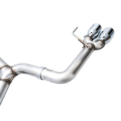 AWE Track Edition Cat Back Exhaust Chrome Silver Quad Tips Subaru WRX 2022-2025 | 3020-42979