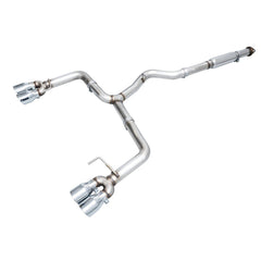 AWE Track Edition Cat Back Exhaust Chrome Silver Quad Tips Subaru WRX 2022-2025 | 3020-42979