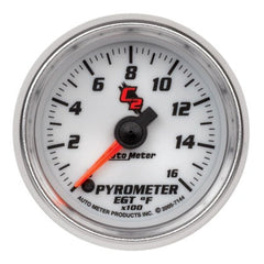 Autometer C2 Series Pyrometer 0-1600 Degree EGT Gauge