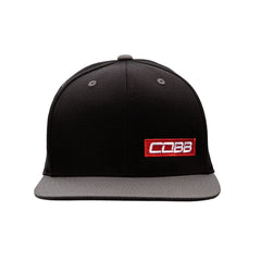 Cobb Tuning Snapback Cap - Black/Gray | CO-CAP-RED-BAR