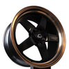 Cosmis Wheels XT-005R Flat Black w/ Copper Lip 18x9 +35 5x114.3