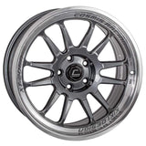 Cosmis Wheels XT-206R Gunmetal w/ Machined Lip Wheel 17x8 +30 5x114.3