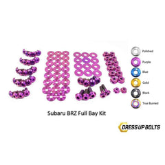 Dress Up Bolts Stage 2 Subaru BRZ (2013-2020) Titanium Full Engine Bay Kit