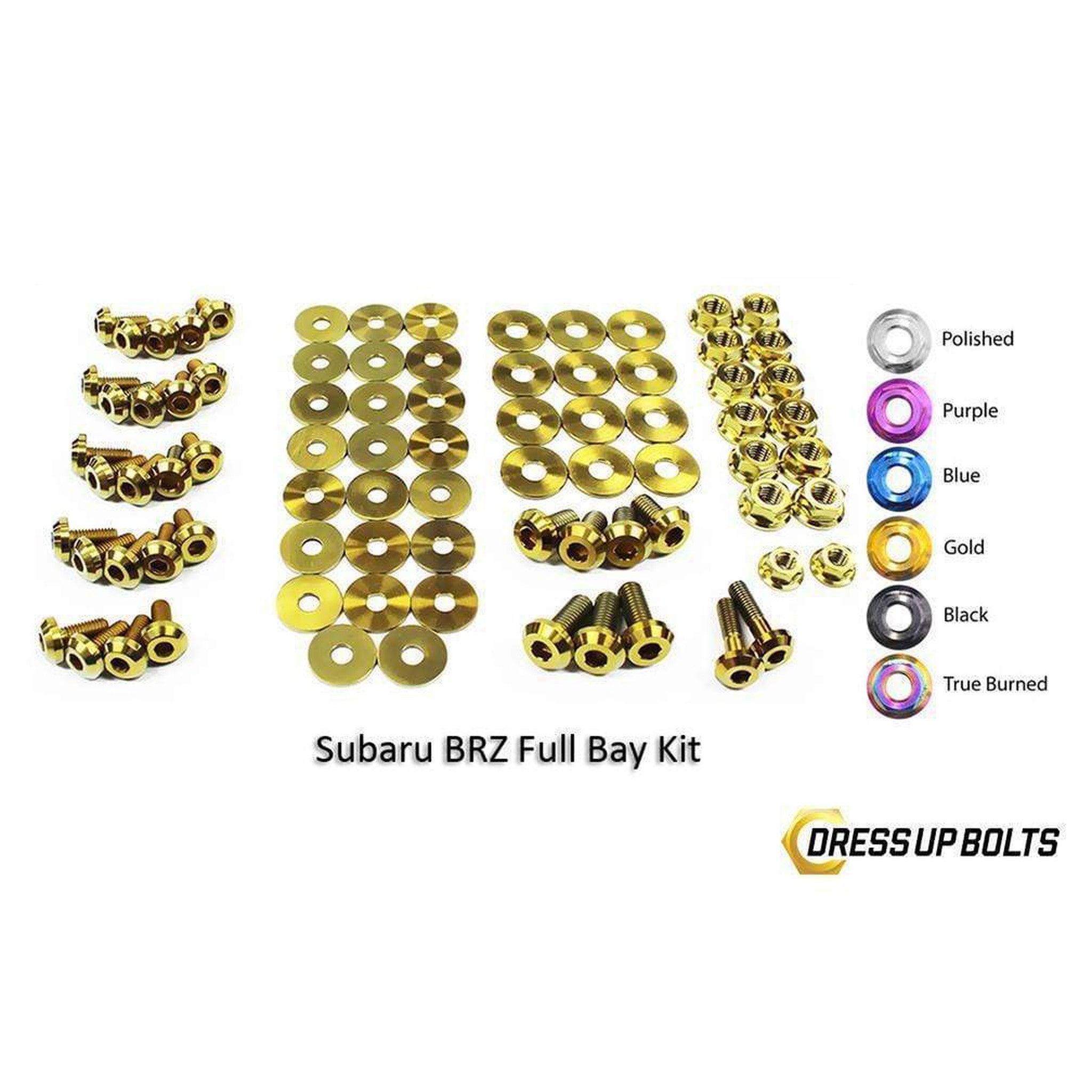 Dress Up Bolts Stage 2 Subaru BRZ (2013-2020) Titanium Full Engine Bay Kit