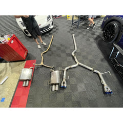 ETS Catback Exhaust Non-Resonated Blue Tips Subaru WRX 2022-2025 | 200-60-EXH-008