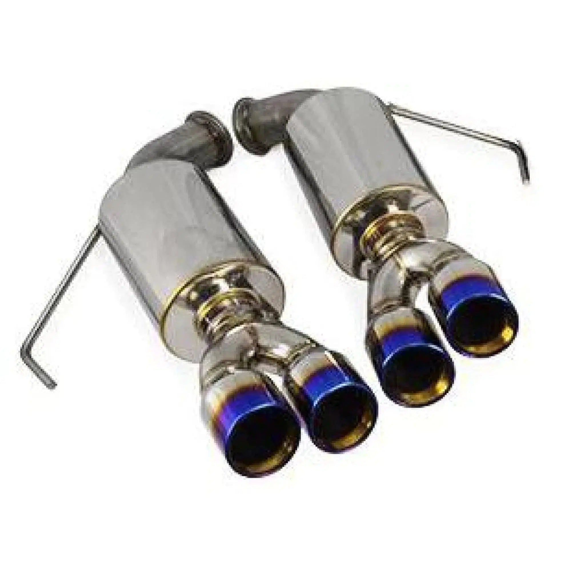 ETS Catback Exhaust Rear Section Muffled Polished Tips 2022-2025 Subaru WRX | 200-60-EXH-016