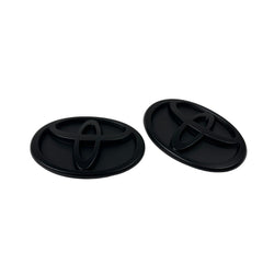 Emblems Only Front and Rear T-Logo Matte Black Emblem and Base Toyota GR86 22-24