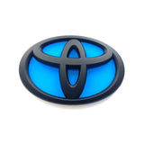 Emblems Only Front and Rear T-Logo Matte Black with Neptune Blue Base Toyota GR86 22-24