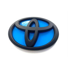 Emblems Only Front and Rear T-Logo Matte Black with Neptune Blue Base Toyota GR86 22-25