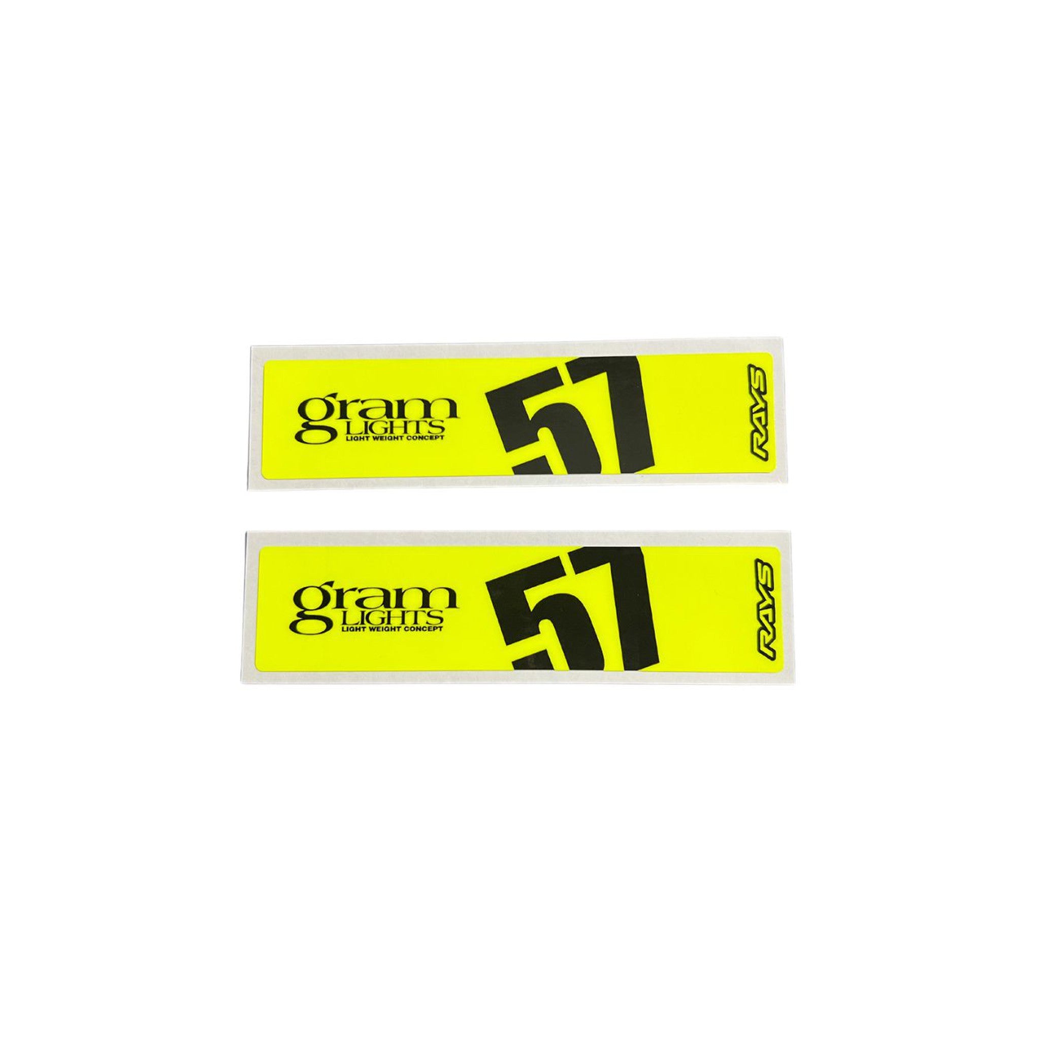 Gram Lights 57DR / 57CR Spoke Sticker Yellow | WC57SSTKY