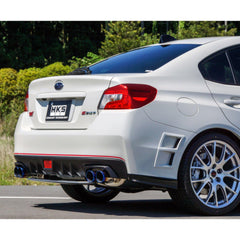 HKS Super Turbo Muffler Quad Burnt Tip Cat Back Exhaust Subaru STI 15-21 / WRX 15-21 | 31029-AF013