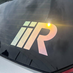 Import Image Racing "IIR" Color Shift Logo Sticker