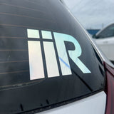 Import Image Racing "IIR" Color Shift Logo Sticker