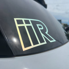 Import Image Racing "IIR" Color Shift Logo Sticker