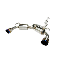 Invidia N2 Single Layer Titanium Burnt Tips Cat Back Exhaust Subaru BRZ 2013-2024 | HS12SST6N21GT