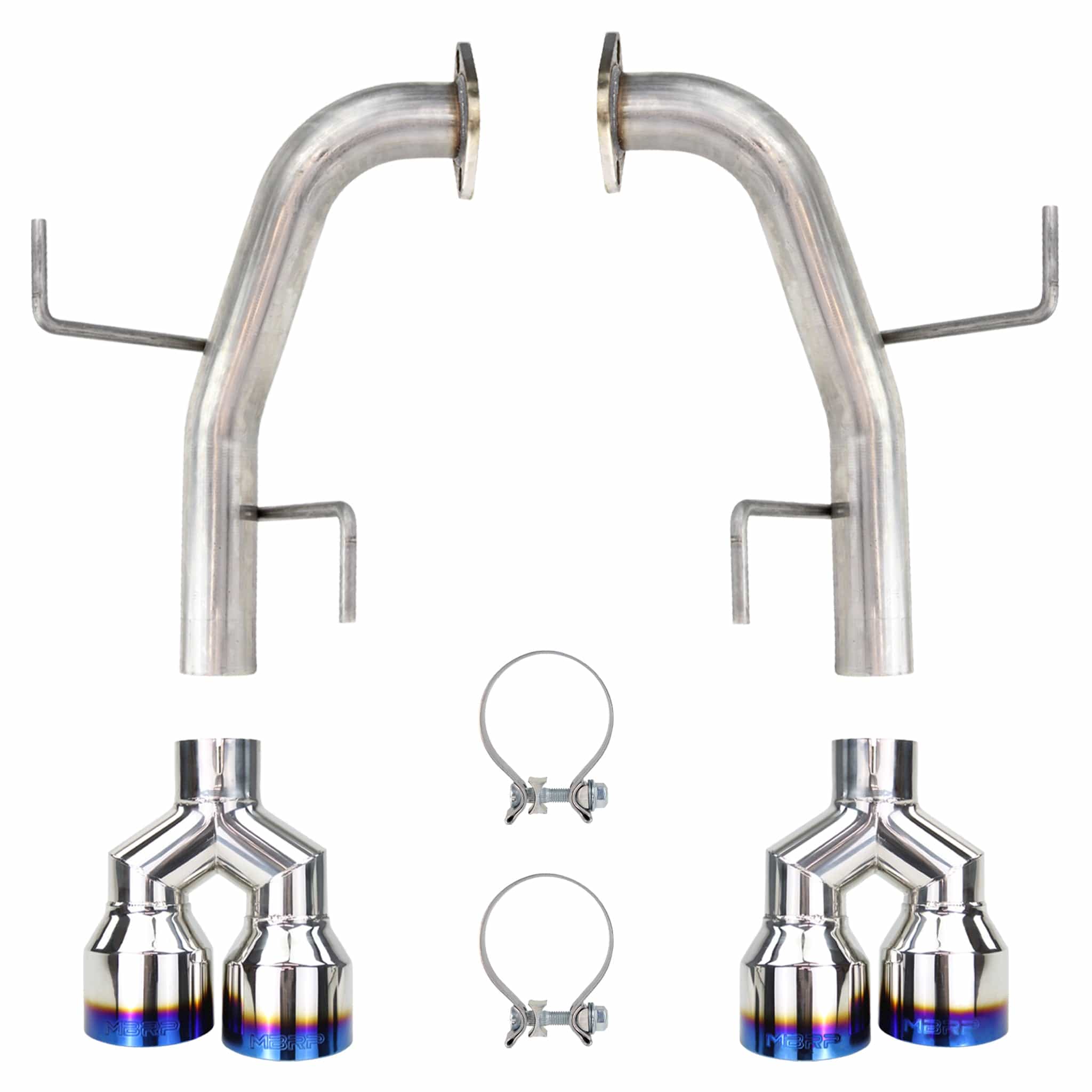 MBRP Armor Pro Axle Back Exhaust w/ Quad Burnt Tips Subaru WRX 2022-2025 | S48103BE