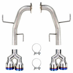 MBRP Armor Pro Axle Back Exhaust w/ Quad Burnt Tips Subaru WRX 2022-2025 | S48103BE