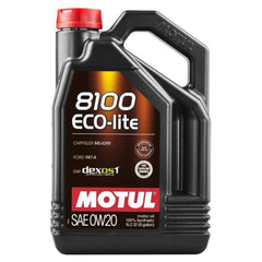 Motul 5L Synthetic Engine Oil 8100 0W20 ECO-LITE | 111364