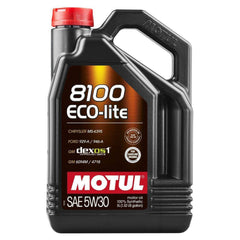 Motul 5L Synthetic Engine Oil 8100 5W30 ECO-LITE | 111362