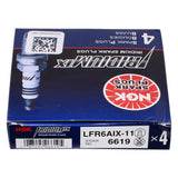 NGK (LFR6AIX-11) Iridium IX Spark Plugs Hyundai and Subaru 2004-2021 (Qty 4) | 6619