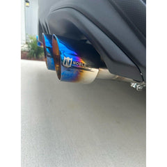 Noble AXL Pro Quad Exit Axleback Exhaust Burnt Tips Subaru WRX 2022-2025