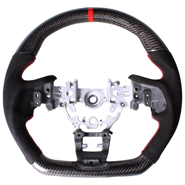 Noble Carbon 1A Racer Steering Wheel (Carbon Fiber / Suede) Subaru WRX 2022-2024