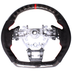 Noble Carbon 1A Racer Steering Wheel (Carbon Fiber / Suede) Subaru WRX 2022-2025