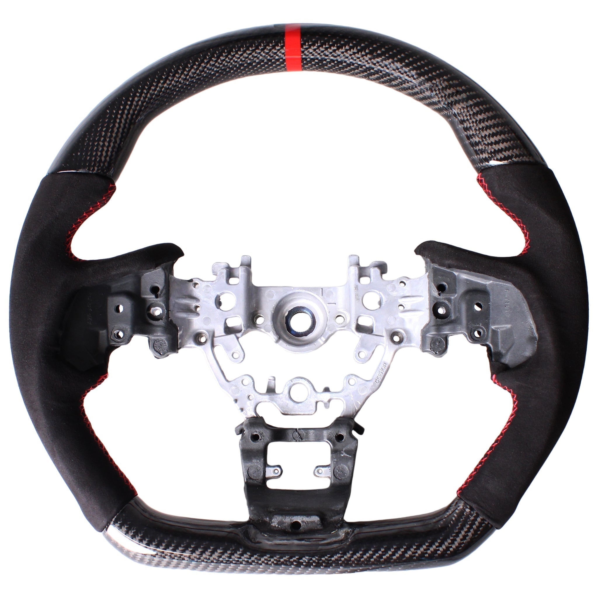 Noble Carbon 1A Racer Steering Wheel (Carbon Fiber / Suede) Subaru WRX 2022-2025