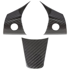 Noble Carbon Fiber Steering Wheel Trim Covers Tesla Model 3 2017-2023