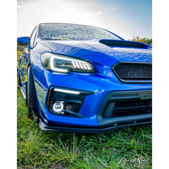 Noble DRL and Sequential Turn Signal Fog Bezels Facelift Subaru WRX 18-21 / STI 18-21