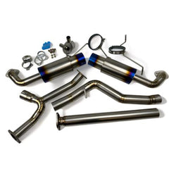 Noble Full Titanium Pro Dual Exit 3" Cat Back Exhaust Subaru WRX 2022-2024