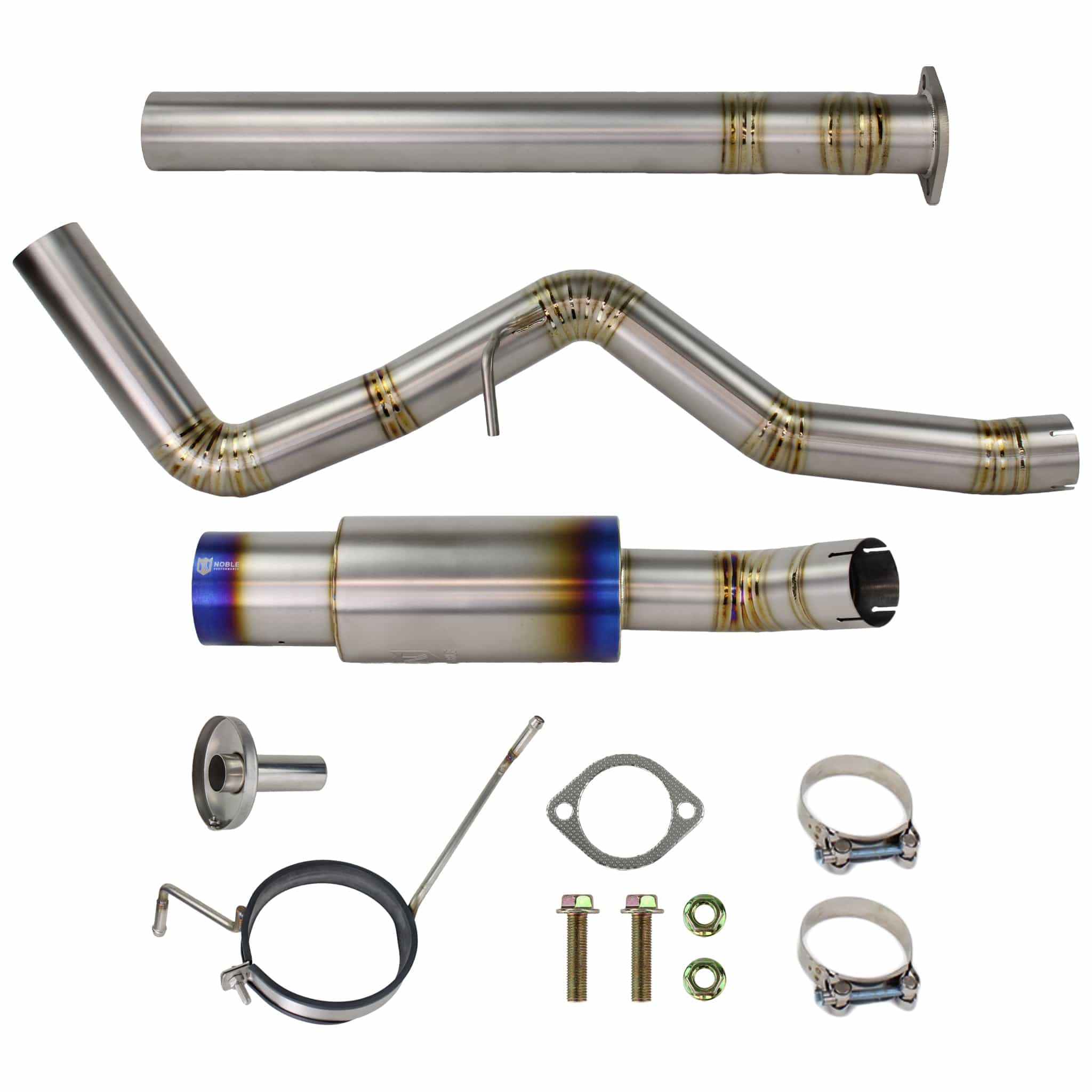 Noble Full Titanium Pro Single Exit 3" Cat Back Exhaust Subaru WRX 2022-2025