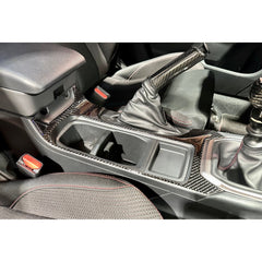 Noble Gloss Carbon Fiber Center Console Overlay Subaru WRX 2022-2025 with 6MT Only