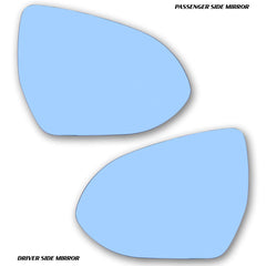 Noble NBS Heated Wide Angle Blue Mirrors w/ Turn Signals Subaru BRZ 22-25 GR86 Toyota 22-23