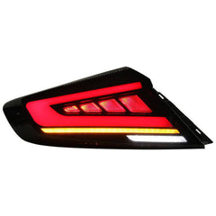 Noble S4 Style Tail Lights (Smoked Lens, Red Bar) - 2022-2025 WRX