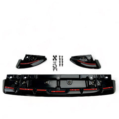 Noble STI Style 3 Piece Rear Diffuser Subaru BRZ 22-24 / Toyota GR86 22-24 - Gloss Black