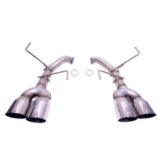 PLM Axleback Exhaust Polished Tips Subaru WRX 2022-2025 | PLM-SUB-TKP-VB-DUAL-POLISH