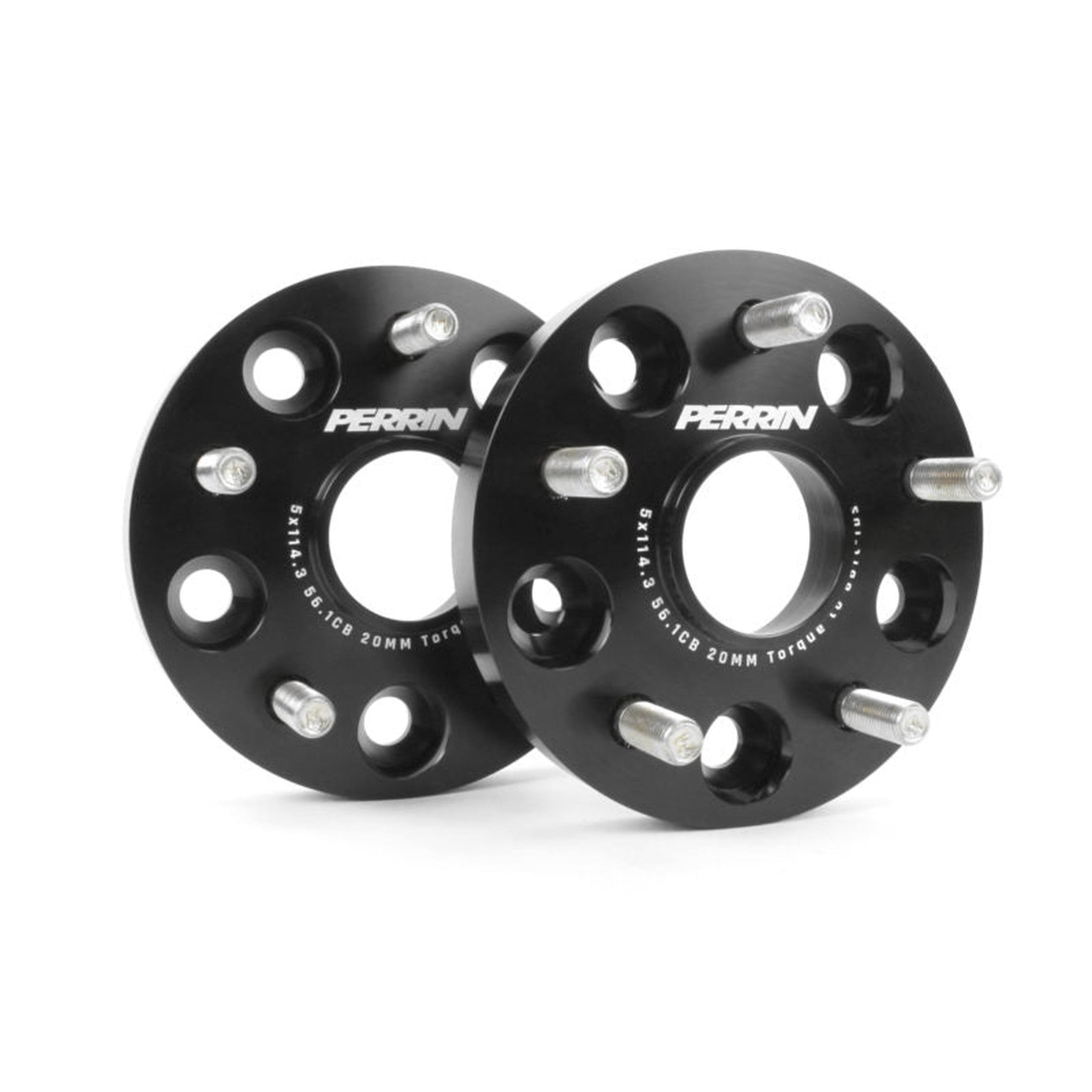 Perrin 20mm Wheel Spacers (One Pair) Subaru STI 2005-2021 / WRX 2015-2025 | PSP-WHL-020BK