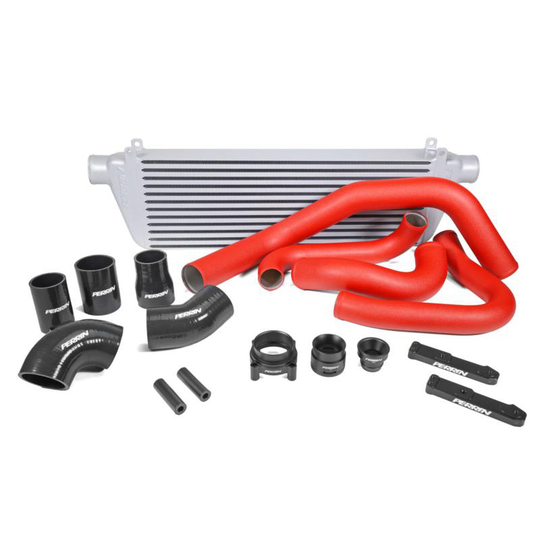 Perrin Front Mount Intercooler Kit Subaru WRX 2022-2025 - Silver core / Red tubes | PSP-ITR-441SL/RD