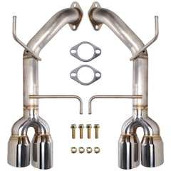 Remark 3.5in Stainless Single Wall Tips Axleback Exhaust Subaru WRX 2022-2024 | RO-TSVB-S