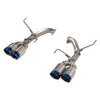 Remark 4in Burnt Stainless Double Wall Tips Axleback Exhaust Subaru WRX 2022-2024 | RO-TTVB-D4