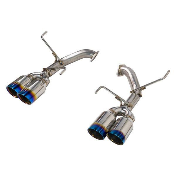 Remark 4in Burnt Stainless Double Wall Tips Axleback Exhaust Subaru WRX 2022-2024 | RO-TTVB-D4