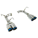 Remark Burnt Stainless 4" Single Wall Quad Tip Axleback Exhaust Subaru WRX / STI 2015-2021 | RO-TTVA-S4